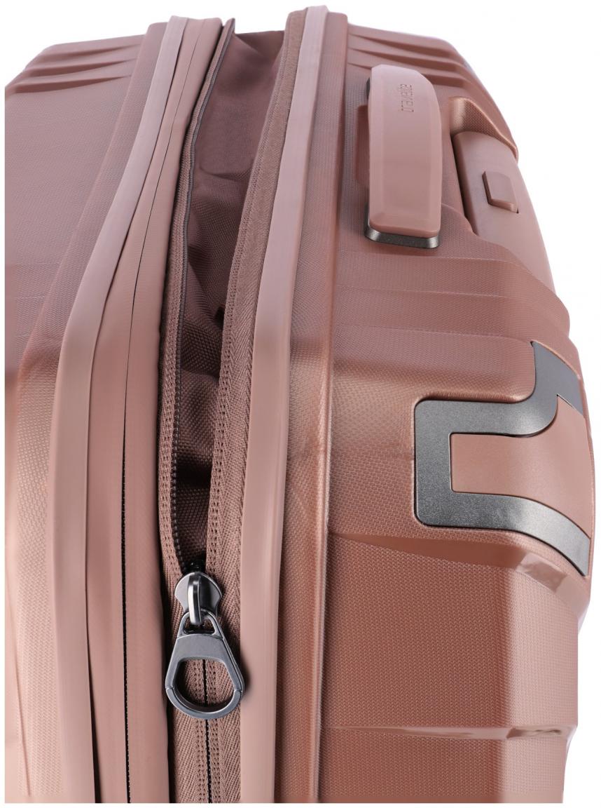 Urlaubskoffer erweiterbar Rosegold Travelite Elvaa 4w Trolley M 66cm