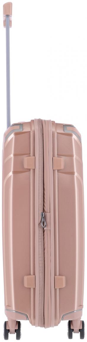 Urlaubskoffer erweiterbar Rosegold Travelite Elvaa 4w Trolley M 66cm