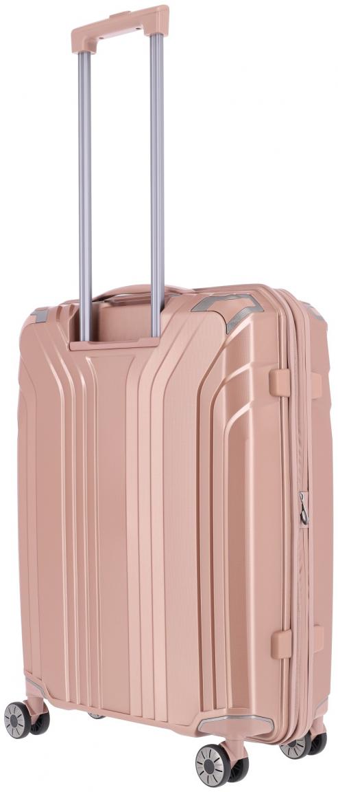 Urlaubskoffer erweiterbar Rosegold Travelite Elvaa 4w Trolley M 66cm