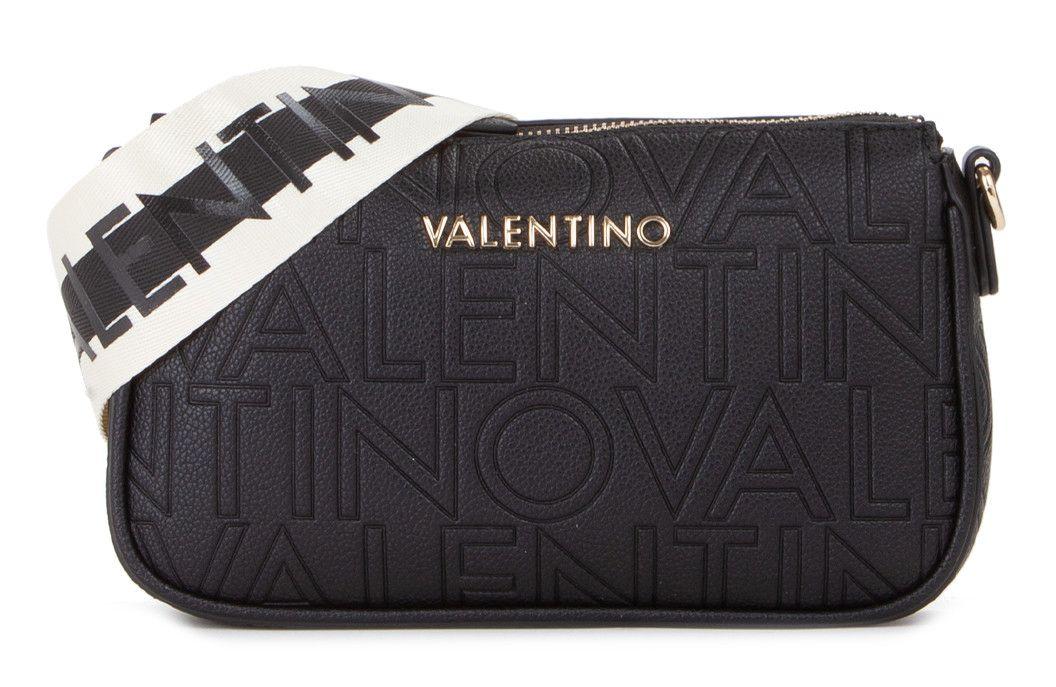 Valentino Abendtasche mit Gurtauswahl Pansy Nero