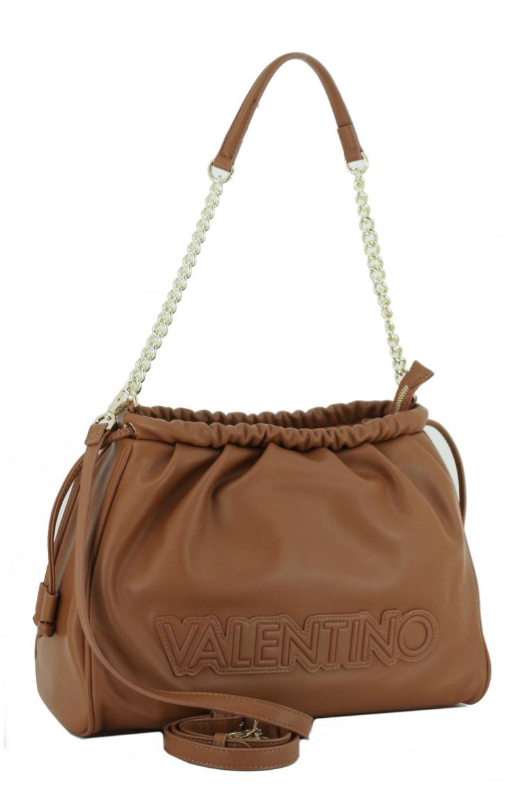 Valentino Beuteltasche Oxford braun Cuoio Kettenhenkel