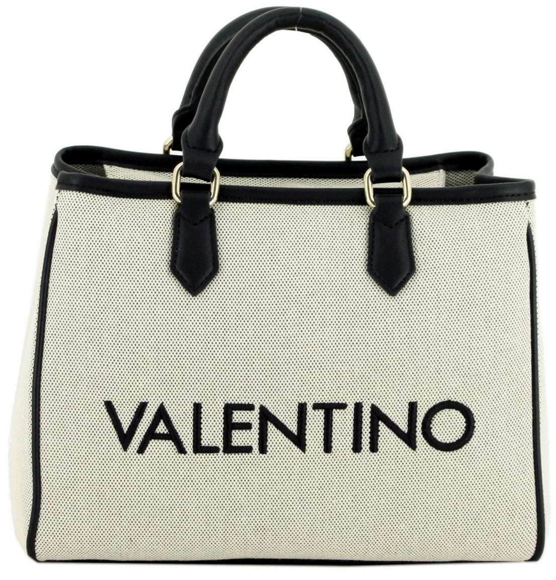 Valentino Chelasea RE nachhaltige Henkeltasche beige braun Canvas