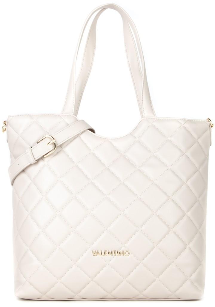 Valentino Ocarina Ecru Tote Bag gesteppt hellbeige