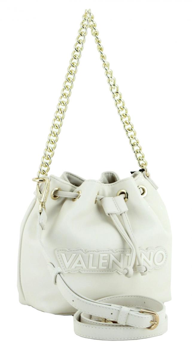 Valentino Oxford RE Ecru Bucket Bag Kettenhenkel hellbeige