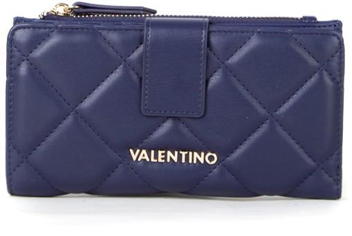 Valentino Portemonnaie dunkelblau Ocarina Blu Steppnähte