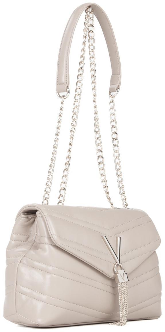 Valentino Schultertasche beige Privilege Kettendetail