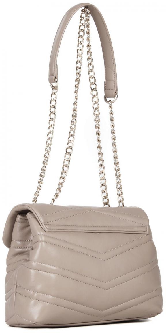 Valentino Schultertasche beige Privilege Kettendetail