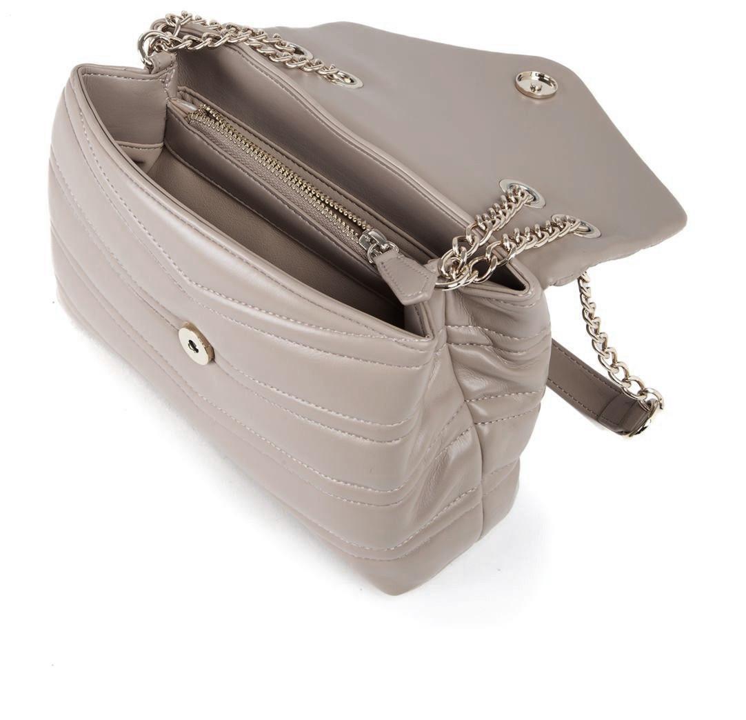 Valentino Schultertasche beige Privilege Kettendetail