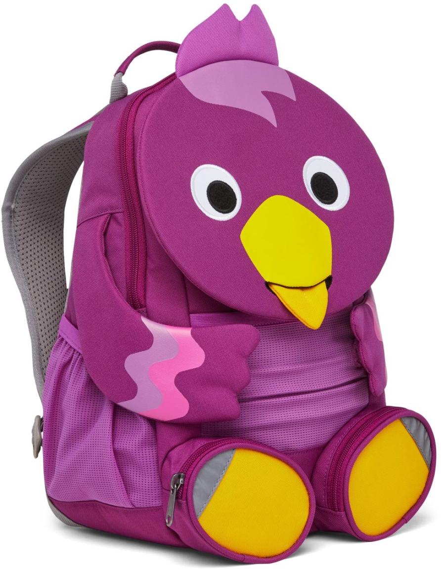 Viola Vogel Kinderrucksack lila Großer Freund Vogel Affenzahn