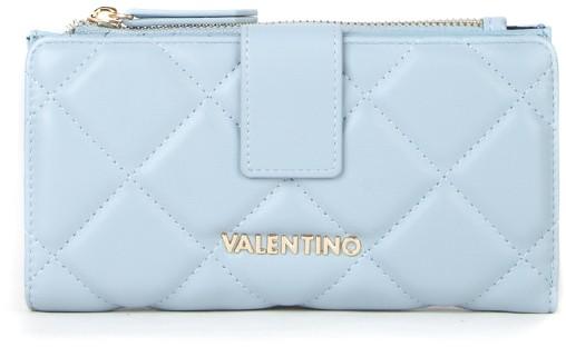 Wallet im Steppdesign hellblau Valentino Ocarina Polvere