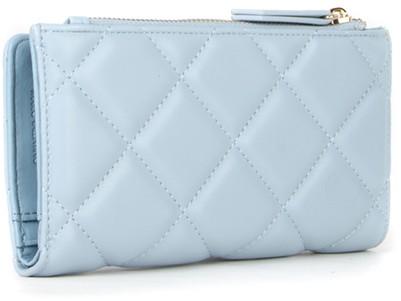 Wallet im Steppdesign hellblau Valentino Ocarina Polvere