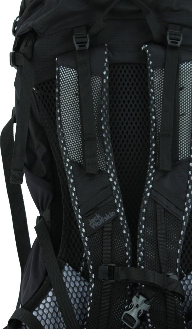 Wanderrucksack Crosstrail Jack Wolfskin 28 Liter ergonomisch Black