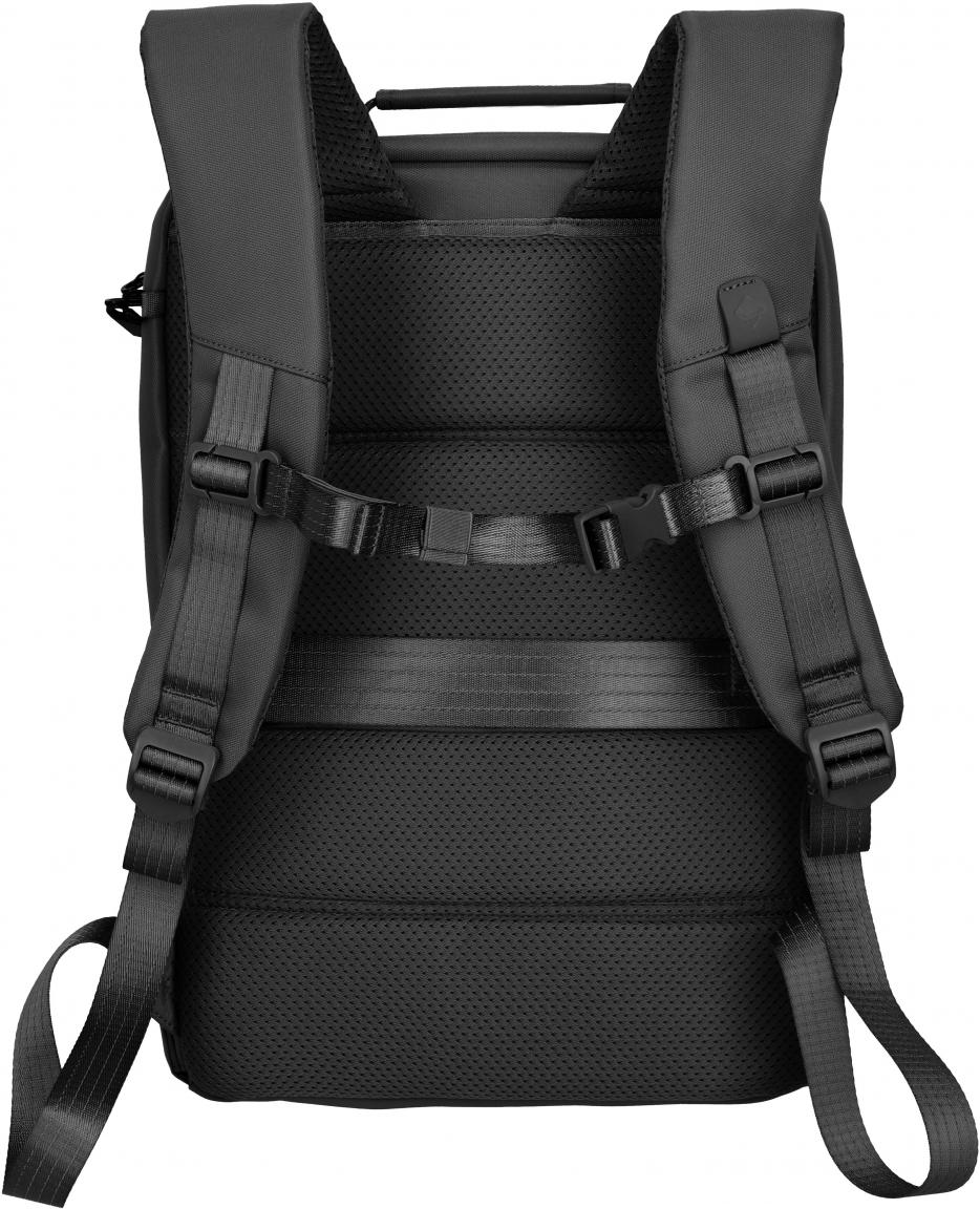 Workfloow Rucksack M Travelite schwarz recycled