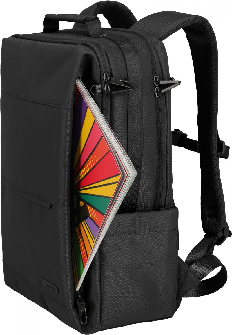 Workfloow Rucksack M Travelite schwarz recycled