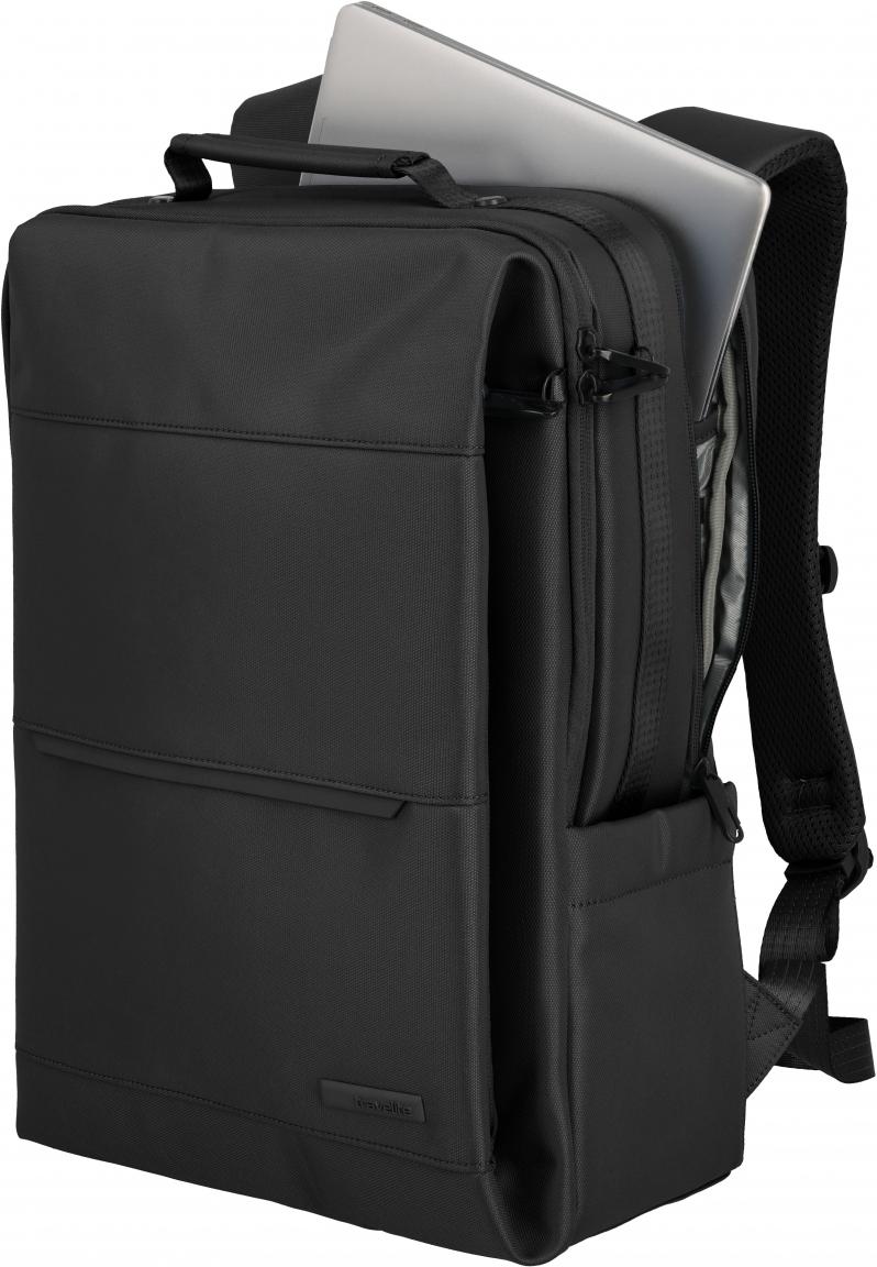 Workfloow Rucksack M Travelite schwarz recycled