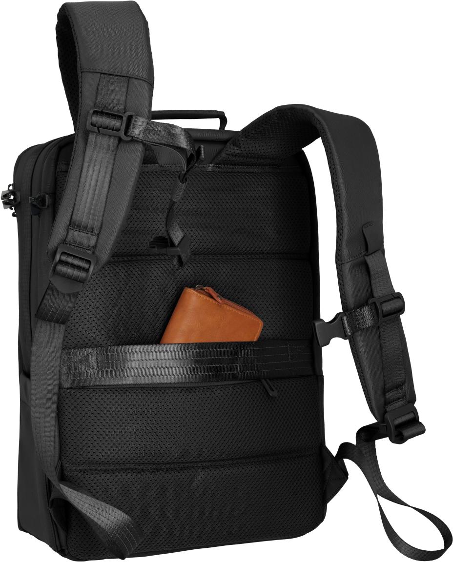 Workfloow Rucksack M Travelite schwarz recycled