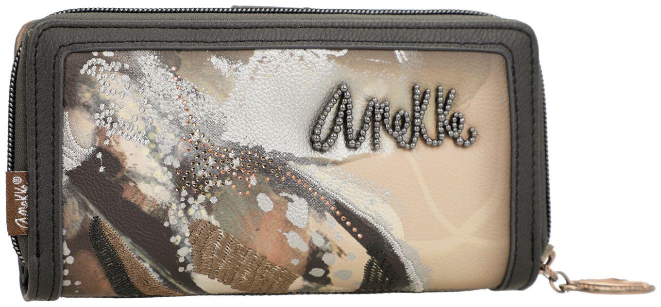 XL Portemonnaie Anekke Wings Glitzersteine metallic Dreamverse