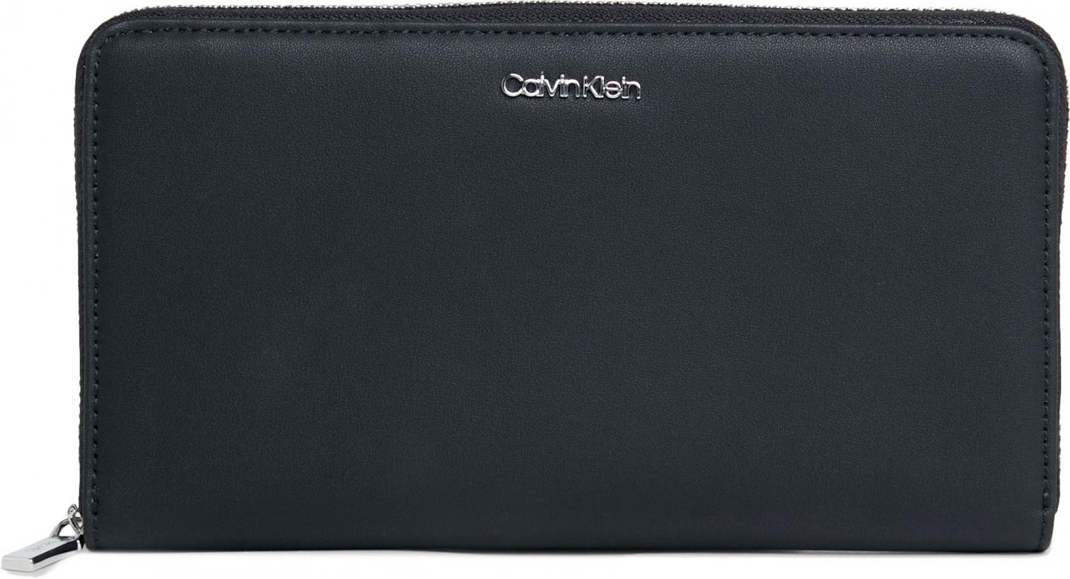 XL Zipbörse Damen Calvin Klein Must Zip Arround Black