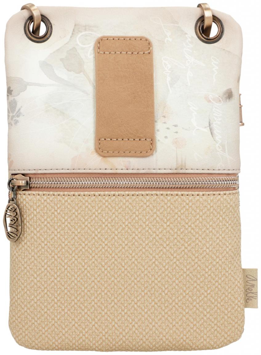 bestickte Handytasche beige metallic Anekke Memories Stories