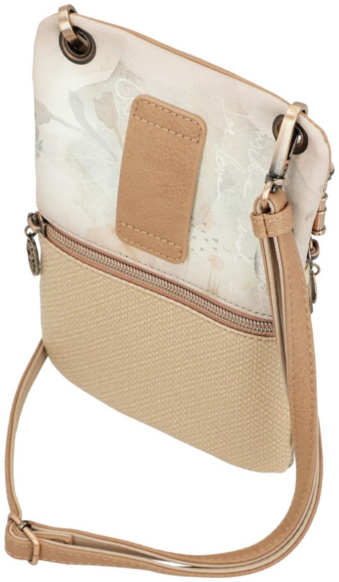 bestickte Handytasche beige metallic Anekke Memories Stories