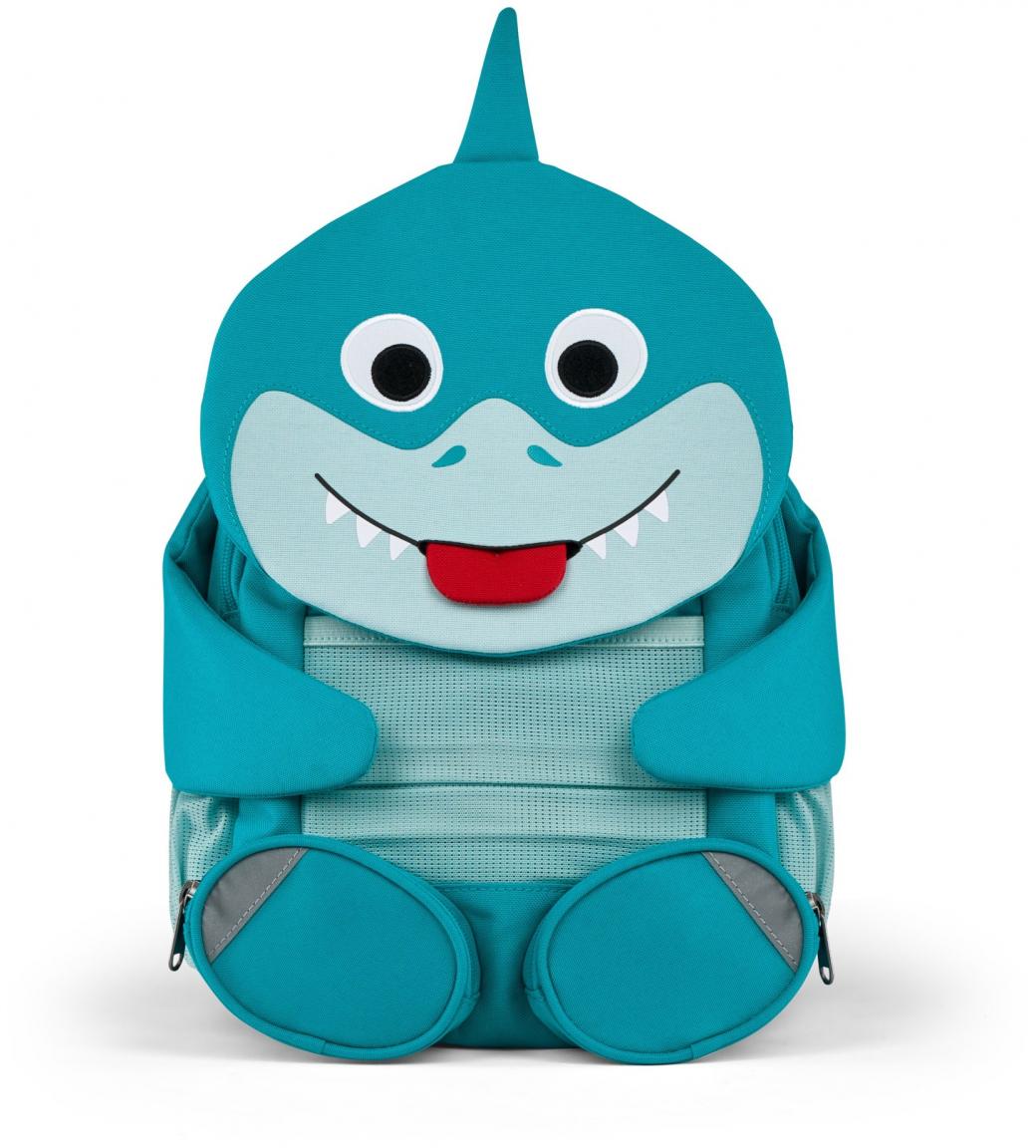 blauer Kindergartenrucksack Hai Großer Freund Affenzahn Shark