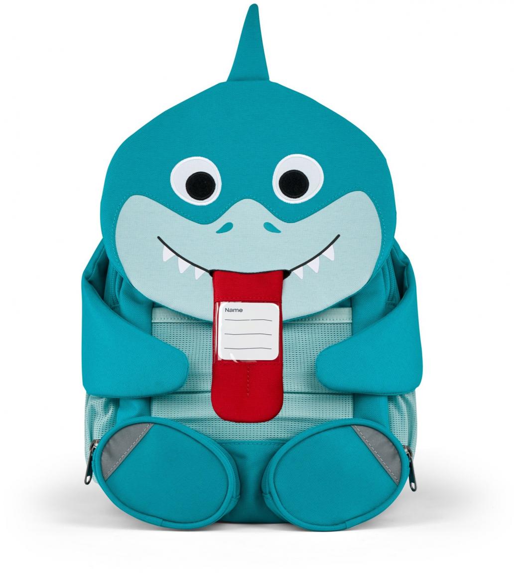 blauer Kindergartenrucksack Hai Großer Freund Affenzahn Shark