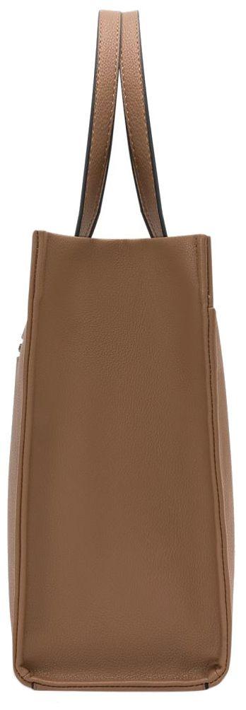 braune Kurzgrifftasche Nieke L.Credi elegant Toffee