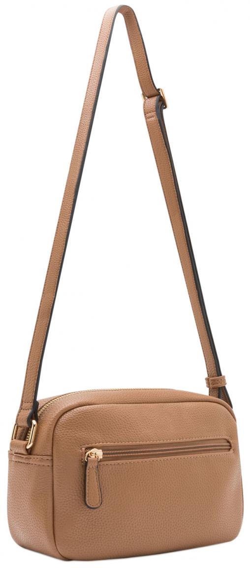 braune Schultertasche L.Credi Olga vegan Toffee