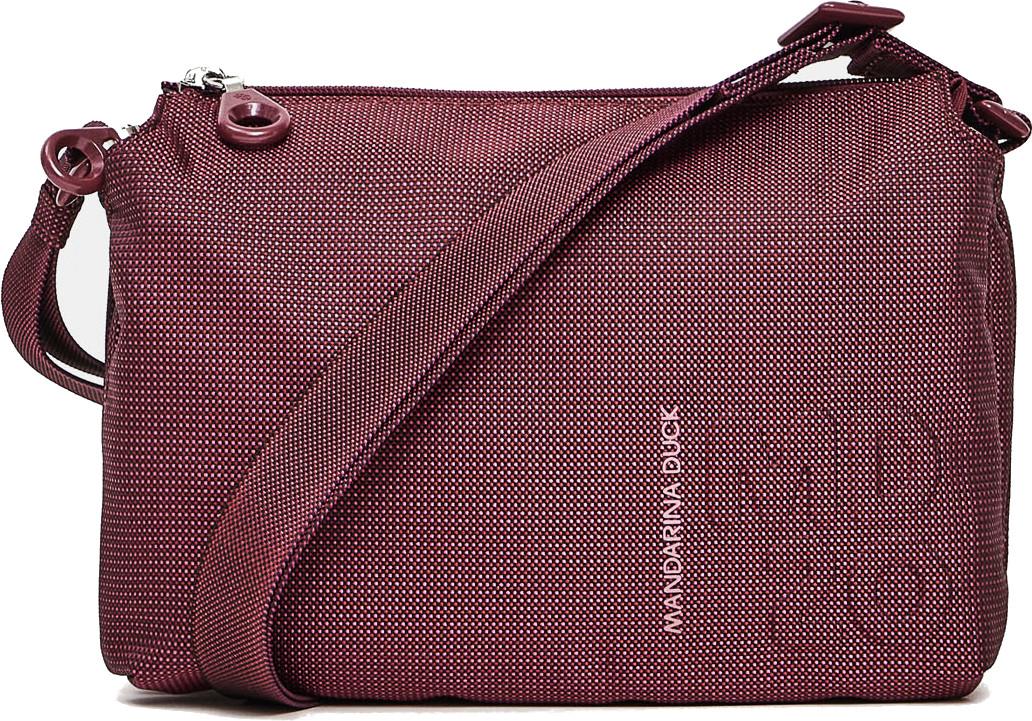 dreigeteilte Crossovertasche Pochette Vibrant Pink Mandarina Duck MD20