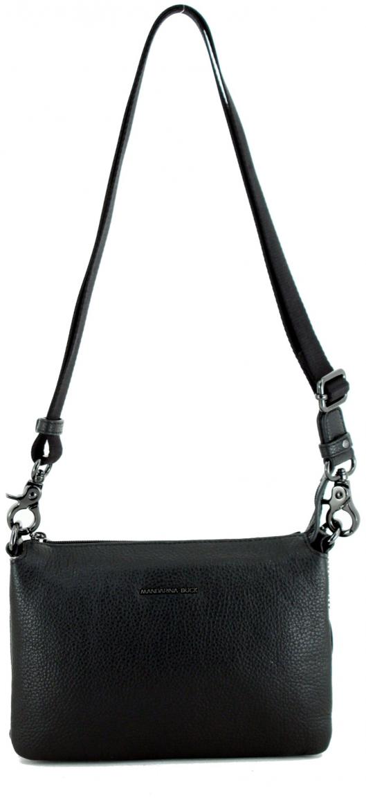 dunkelgraue Abendtasche Mandarina Duck Mellow Leather