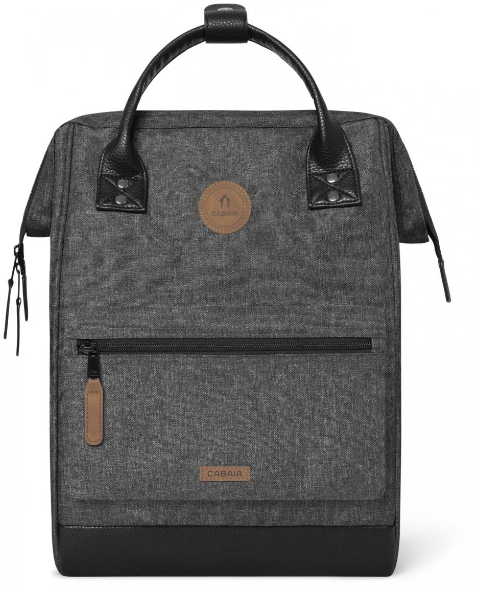 dunkelgrauer Rucksack vegan Cabaia Adventurer Medium Luxemburg