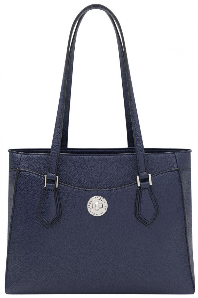 elegante Henkeltasche L.Credi Nightblue vegan Nediva