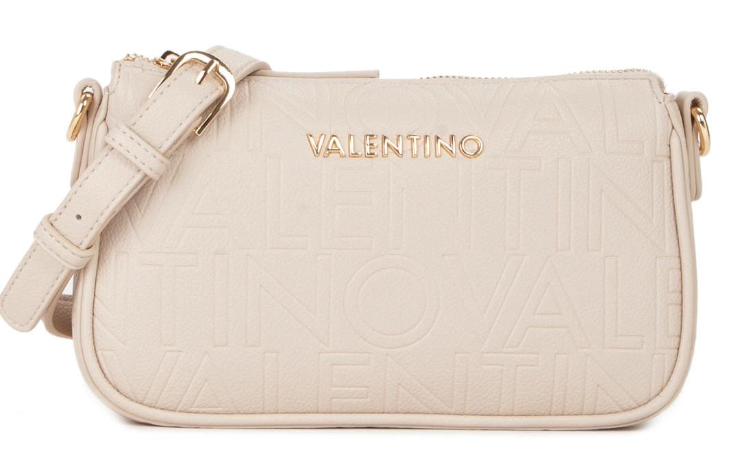 elegante Schultertasche Pansy Valentino Ecru