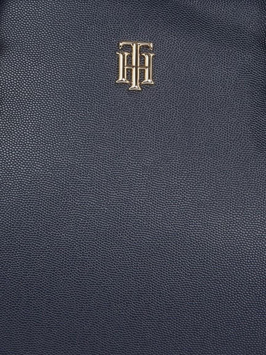 eleganter Businessshopper Tommy Hilfiger Timeless Med Tote Space Blue