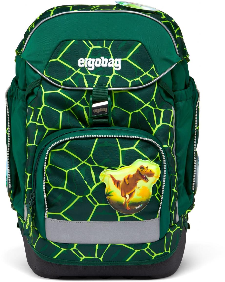 ergobag Schultaschen Set Pack BärRex grün Dinosaurier