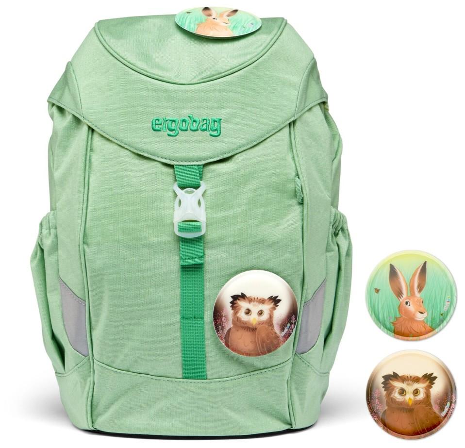 ergonomischer Kindergartenrucksack Ergobag Mini WaldBärwohner grün