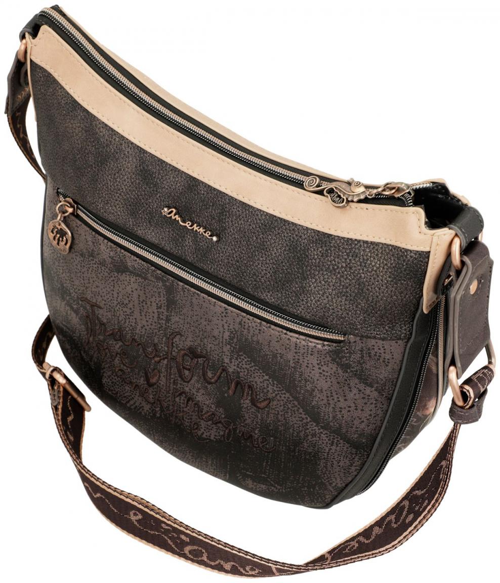 erweiterbare Anekke Crossbody Bag Dreamverse Land Brauntöne Qualle