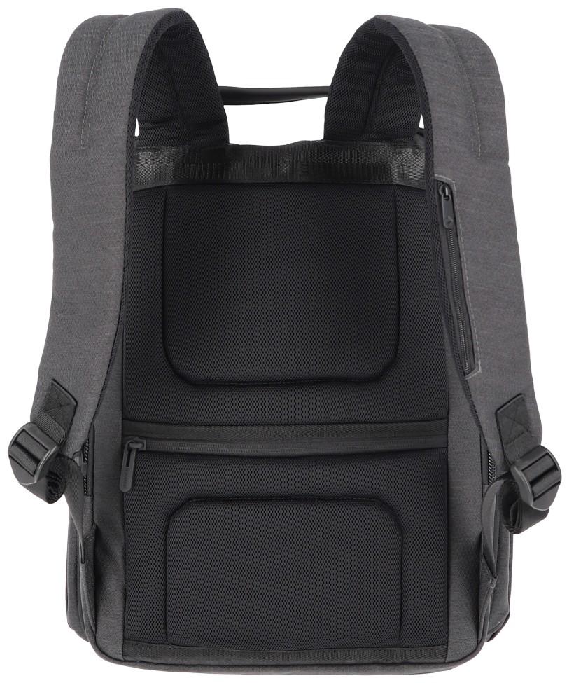 erweiterbarer Businessrucksack dunkelgrau Meet Anthrazit