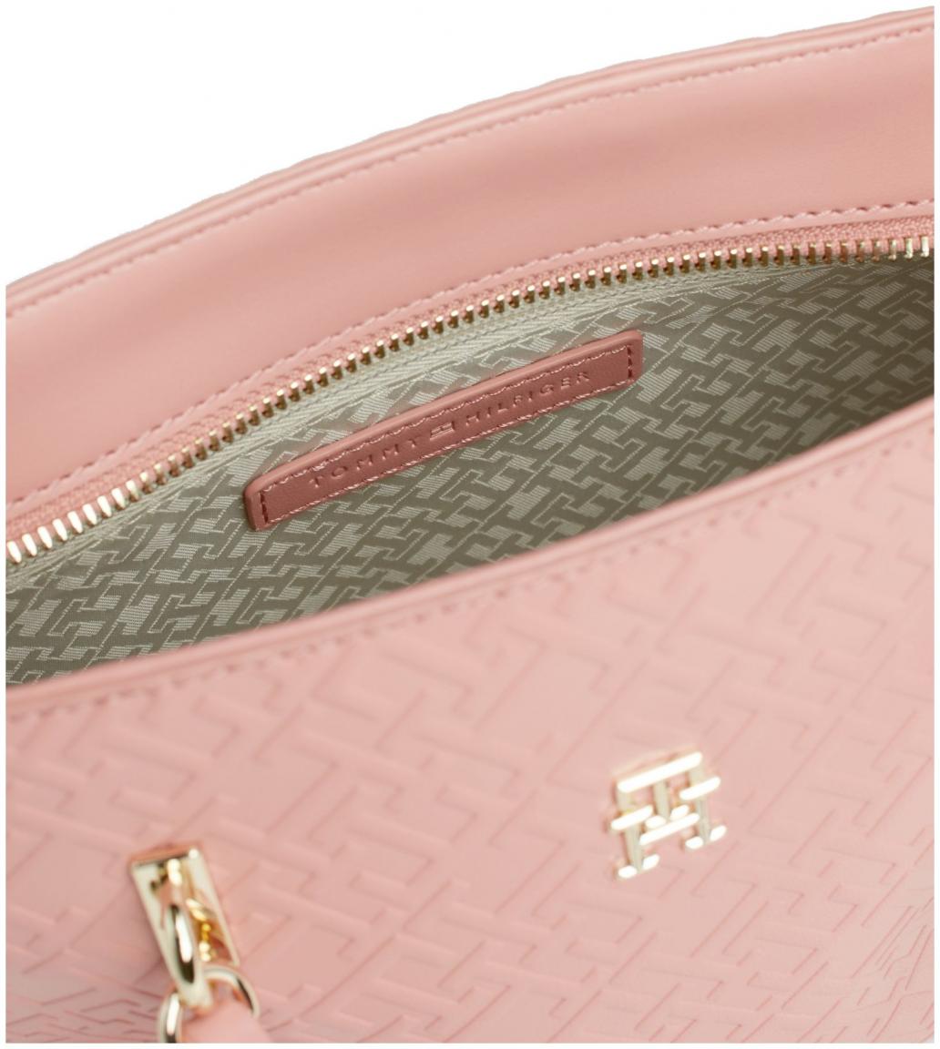 feminine Minitasche Tommy Hilfiger geprägt Refined Teaberry Blossom rosa