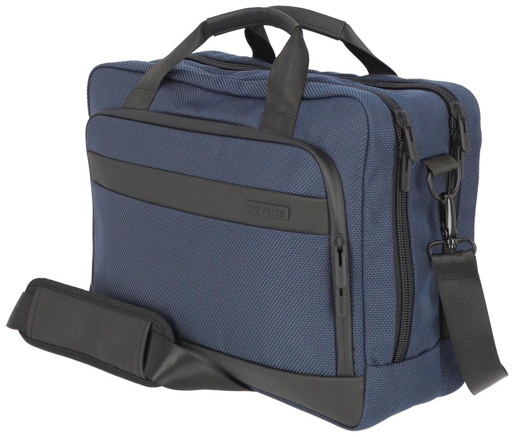 gepolsterte Laptoptasche dunkelblau Travelite Meet Marine 