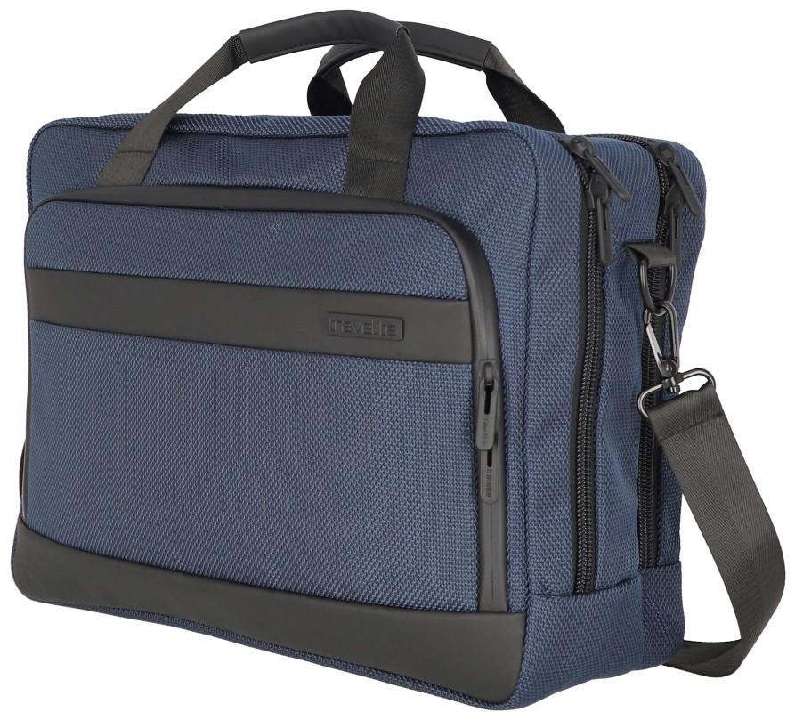 gepolsterte Laptoptasche dunkelblau Travelite Meet Marine 