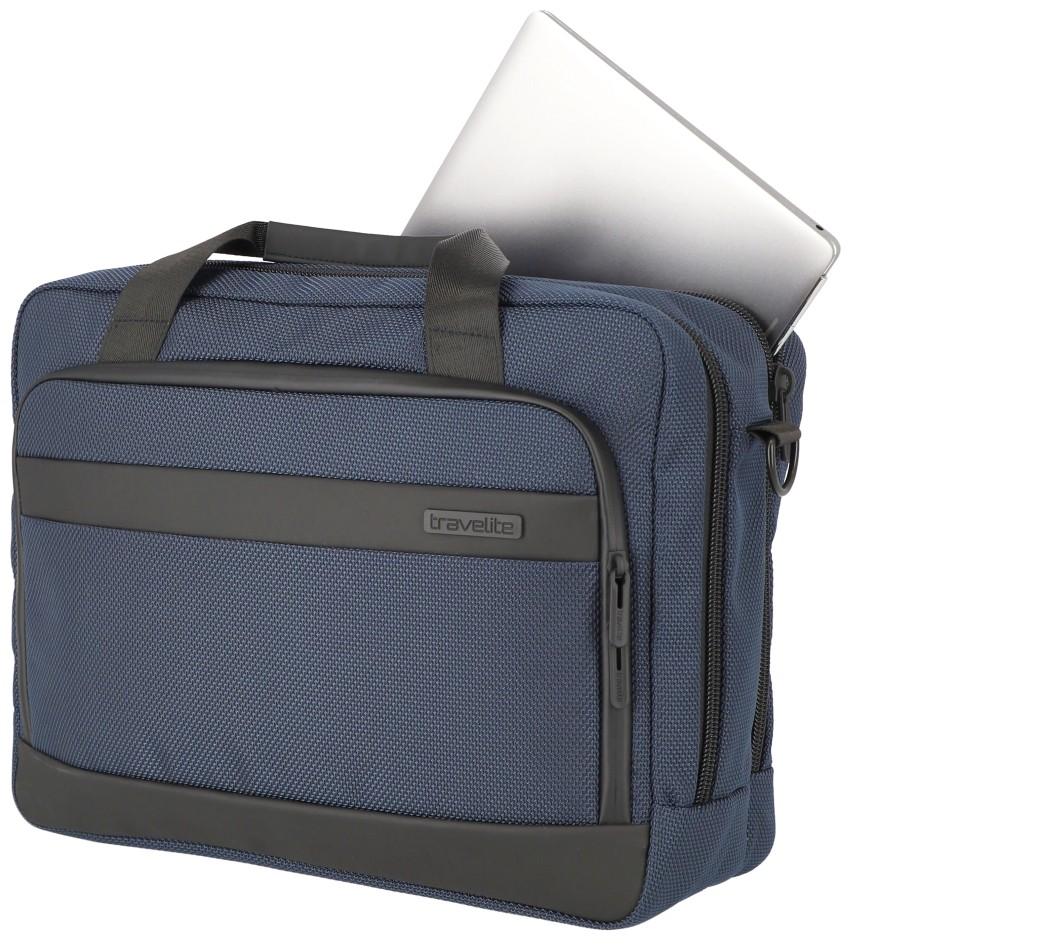 gepolsterte Laptoptasche dunkelblau Travelite Meet Marine 