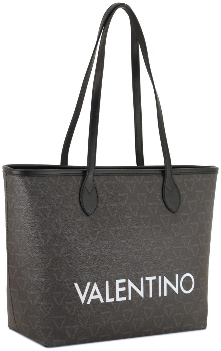 geräumiger Shopper Valentino Liuto schwarz Logoprint