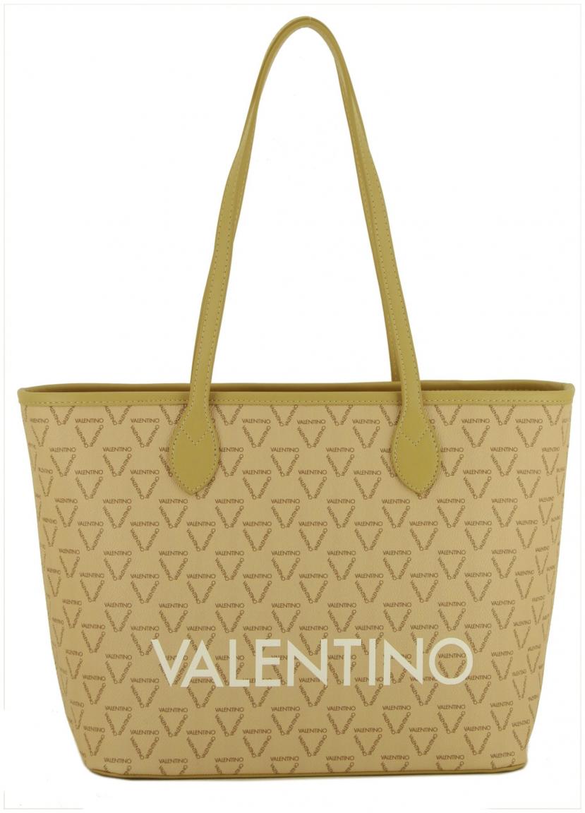 geräumiger Shopper Valentino Liuto schwarz Logoprint