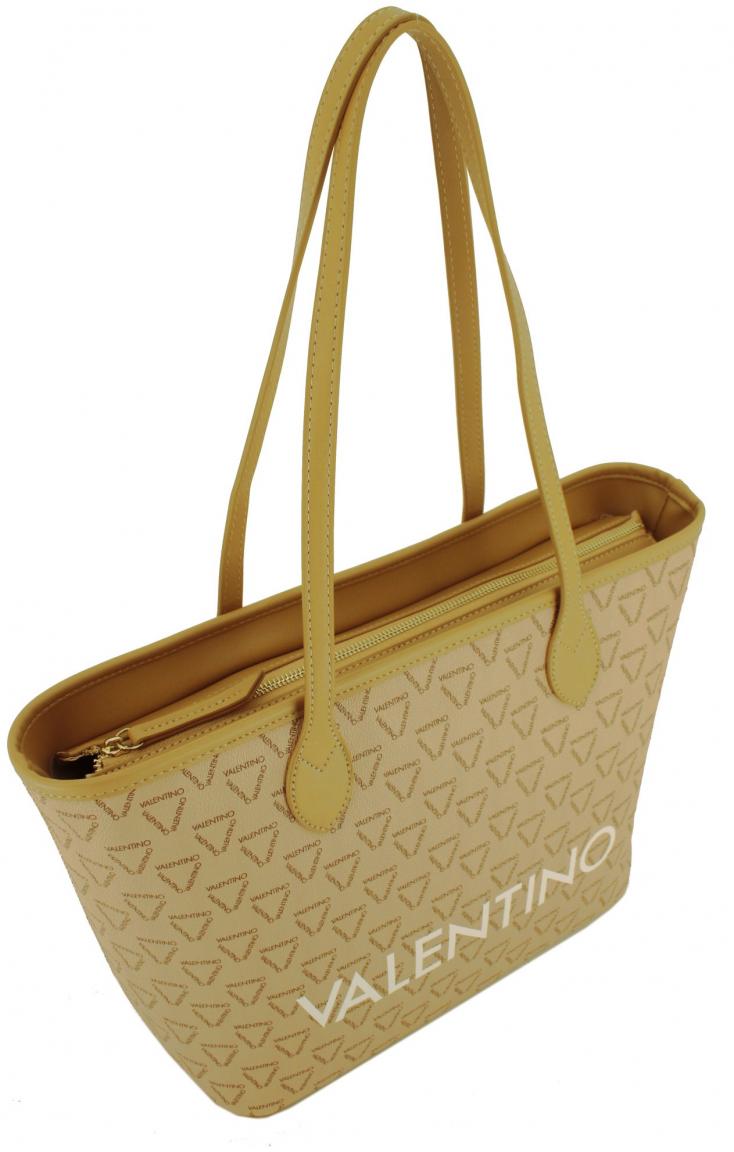 geräumiger Shopper Valentino Liuto schwarz Logoprint