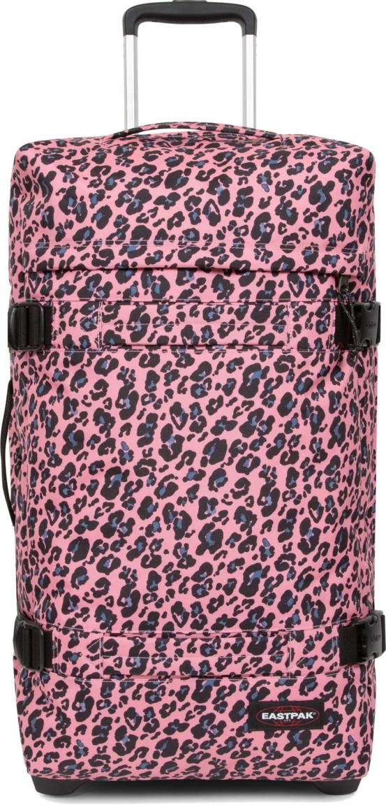 große Rollentasche Eastpak Transitr L Beastimal Pink Leoprint