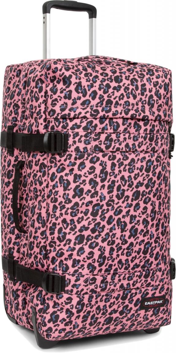 große Rollentasche Eastpak Transitr L Beastimal Pink Leoprint