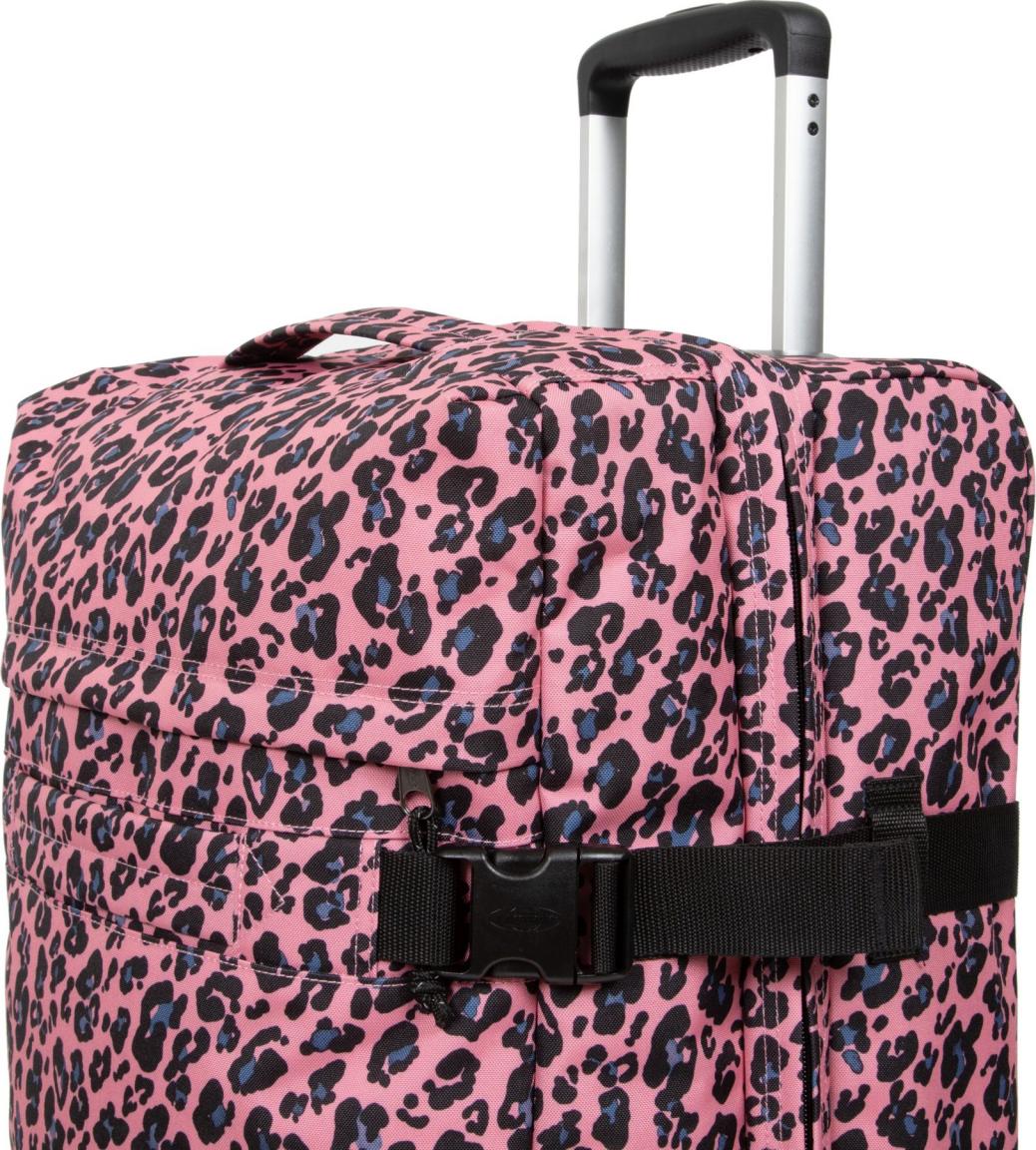 große Rollentasche Eastpak Transitr L Beastimal Pink Leoprint