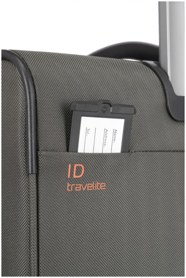 großer Flugkoffer dunkelolive Travelite Crosslite L 77cm Weichgepäck