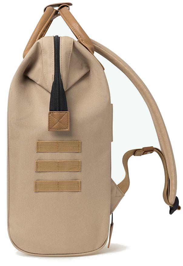 großer Jugendrucksack Cabaia Laptopfach Adventurer Large Kuala Lumpur braun beige